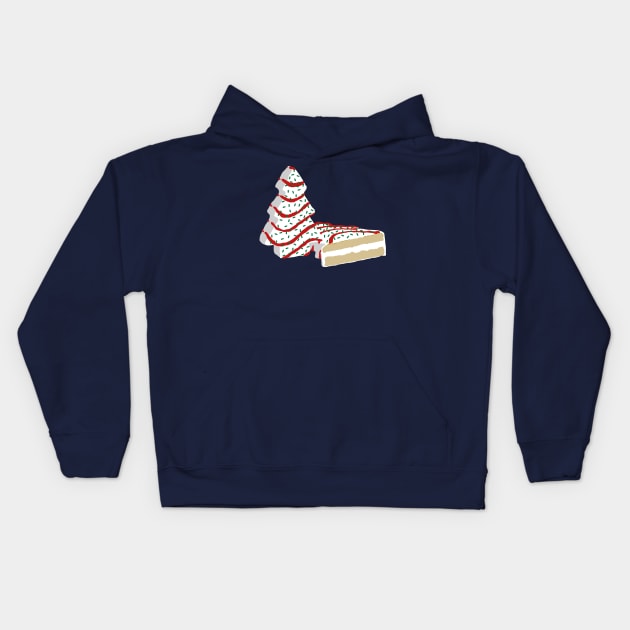 Little Debbie Christmas Cakes Kids Hoodie by BeanieBabe